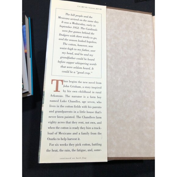 John Grisham Hardcover Book Lot of 7 Ford County Playing for Pizza Calico Joe Th - Picture 12 of 16